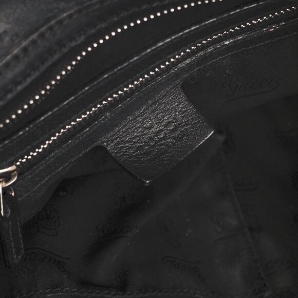 Gucci GG Twins Black Guccissima Leather Large Hobo - Picture 11 of 12